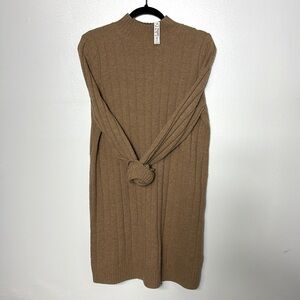 Madewell Donegal Rolled Mock Neck Sweater Dress SzM-L